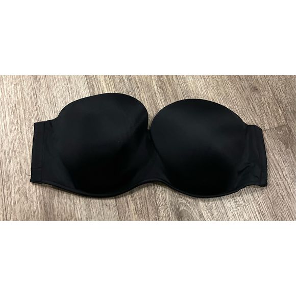 Cacique Intimates & Sleepwear Cacique 44dd Black Strapless Bra No
